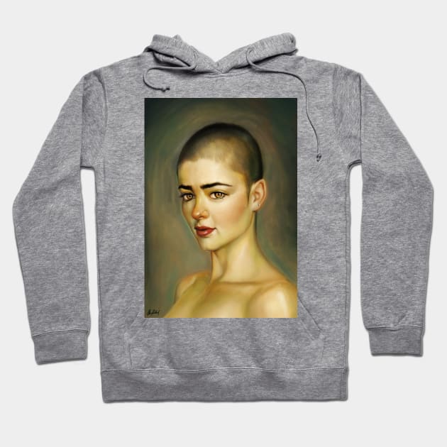 Stefania portrait Hoodie by Artofokan